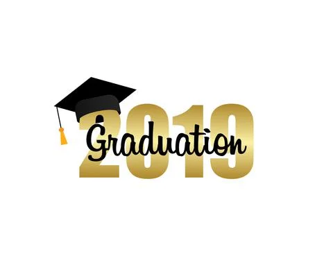 Graduation cap. Template Design Elements. Graduation Logo. Vector Stock Illustration