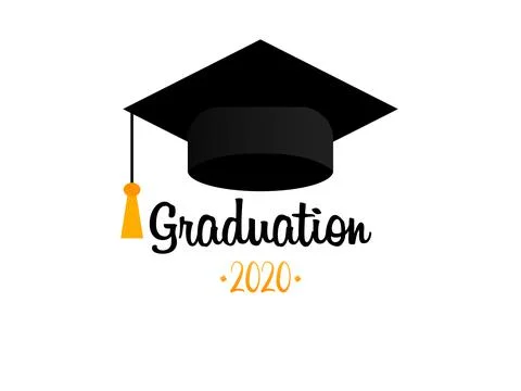 Graduation cap. Template Design Elements. Graduation Logo. Vector Stock Illustration