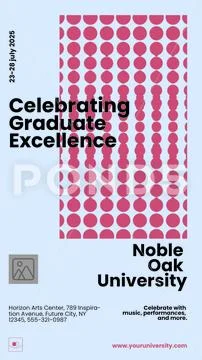 Graduation Celebration Instagram Story PSD Template