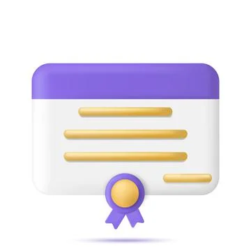 Graduation certificate icon Illustrazione stock