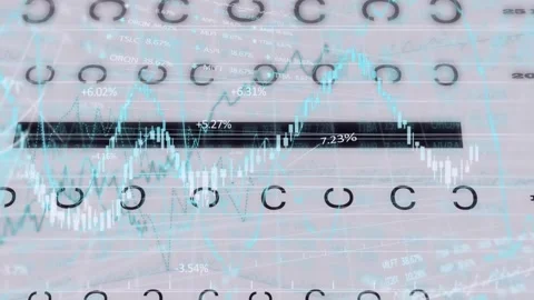 Graduation concept icons and data processing against mathematical abstract Stock Footage 326626904