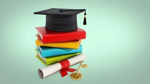 Graduation concept Ilustração Stock