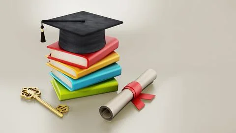 Graduation concept Stock Illustration