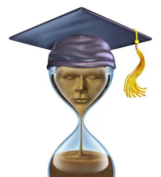 Graduation countdown Stock Illustration