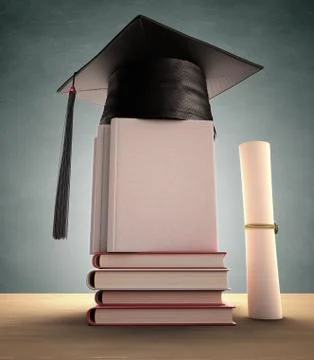 Graduation Cover 스톡 일러스트