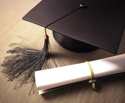 Graduation Day Stock Illustration