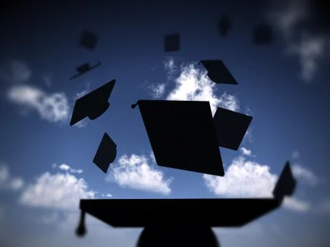 Graduation Day Stock Illustration