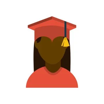Graduation design over white background, vector illustration イラスト素材