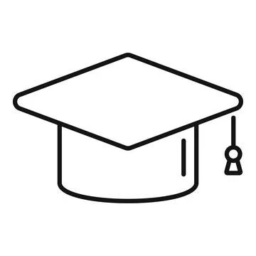 Graduation development icon outline vector. Eco recycle Stock Illustration