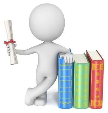 Graduation Diploma. Illustrazione stock