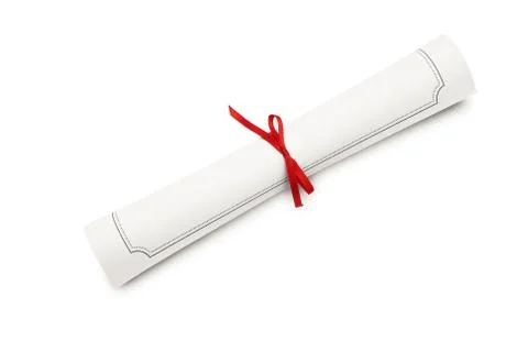 Graduation diploma scroll Stock Photos