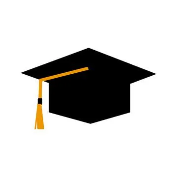 Graduation hat which is a symbol of intelligence Stock Illustration