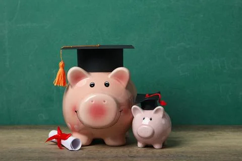 Graduation in high school and university concept Stock Photos