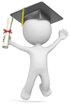 Graduation. Stock Illustration