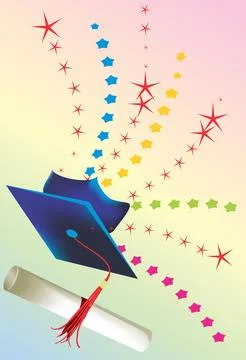 Graduation, Stock Illustration