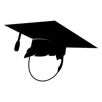 Graduation logo vector illustration design Stock Illustration