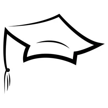 Graduation logo vector illustration design Stock Illustration