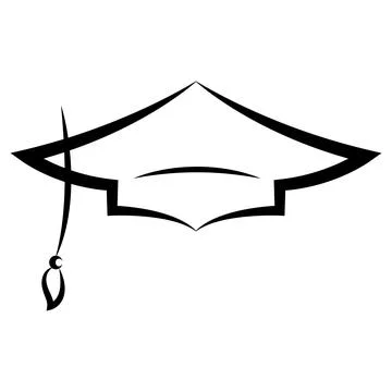 Graduation logo vector illustration design Stock Illustration