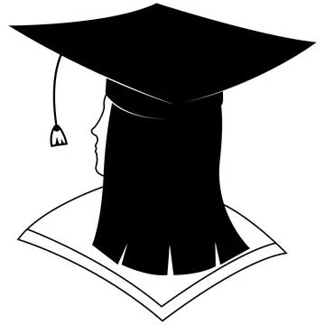 Graduation logo vector illustration design Stock Illustration