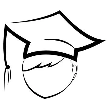 Graduation logo vector illustration design Stock Illustration