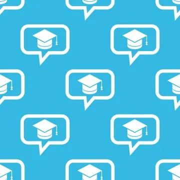 Graduation message pattern Illustrazione stock