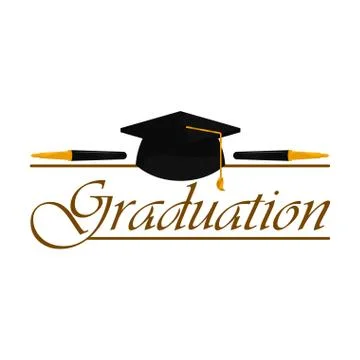 Graduation objects illustration 스톡 일러스트