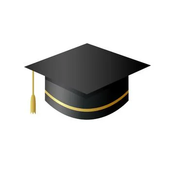 Graduation square academic cap Stock Illustration