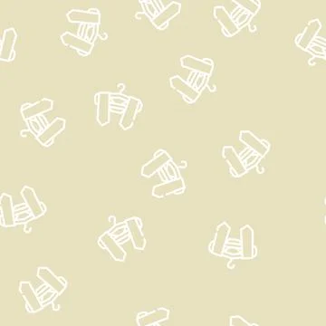 Graduation stole line vector seamless pattern sign イラスト素材