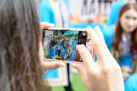 The graduation of student Fotos Stock