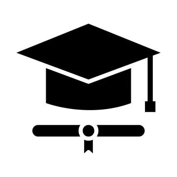 Graduation Vector Icon Design Illustration Stock Illustration