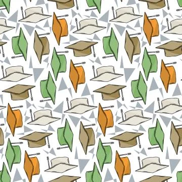 Graduete cups pattern Stock Illustration