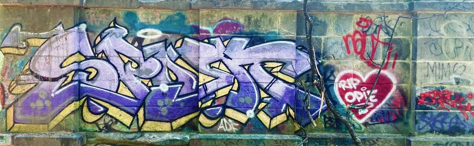Graffiti 1 Foto stock