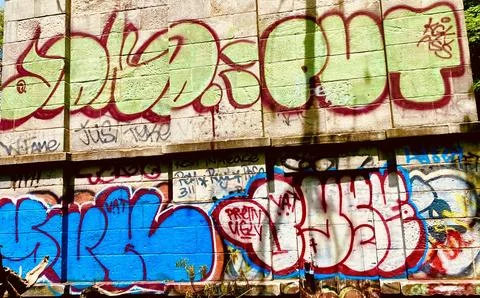 Graffiti 2 Foto stock