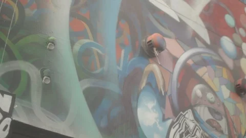 Graffiti 2 - San Francisco Stock Footage 96420063