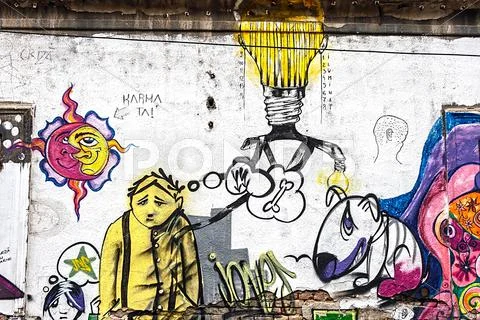 Graffiti 4 Stock Photos