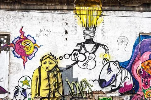 Graffiti 4 Stock Photos