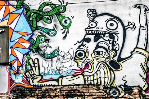 Graffiti 5 Stock Photos