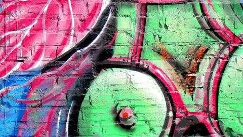 Graffiti _ Creatures Stock Footage 88531779