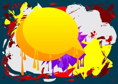 Graffiti abstract background. Abstract modern Messaging sign street art dec.. Illustrazione stock