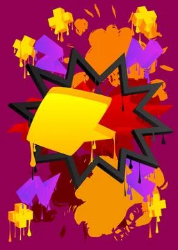 Graffiti abstract background. Abstract modern Messaging sign street art dec.. Stock Illustration