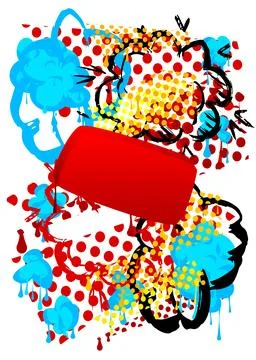 Graffiti abstract background. Abstract modern Messaging sign street art dec.. Stock Illustration