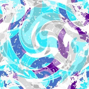 Graffiti abstract color pattern Illustrazione stock