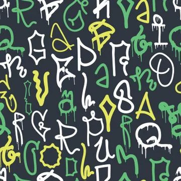 Graffiti Abstract pattern Stock Illustration