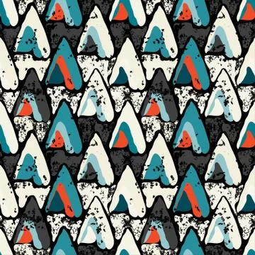 Graffiti abstract seamless pattern grunge effect vector illustration Illustrazione stock