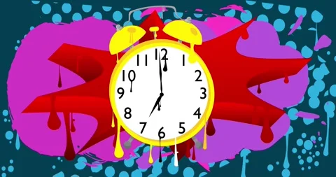 Graffiti Alarm Clock video Stock Footage 311552708