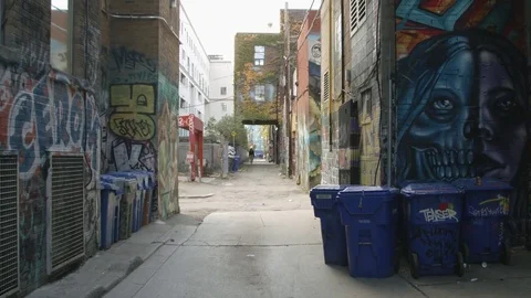 Graffiti ally Video stock 82245956