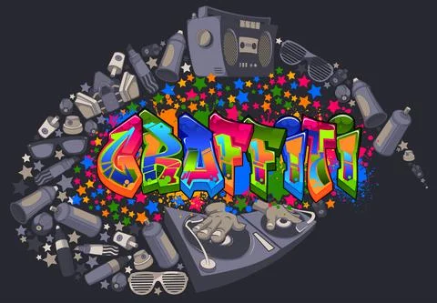 Graffiti Art Stock Illustration