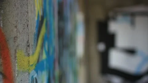Graffiti art in the making _4 Stock Footage 10861250