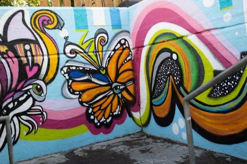 Graffiti art Stock Photos