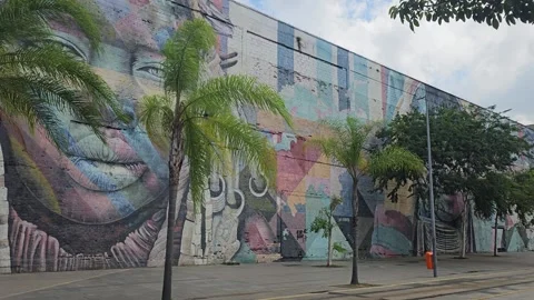 Graffiti Art, Rio de Janeiro, Brazil – Urban Creativity [8K] 動画素材 306482608
